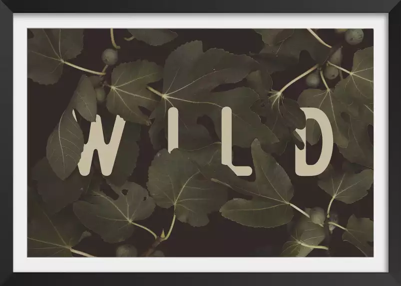 Wild main - tableau plante