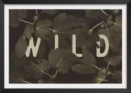 Wild main - tableau plante