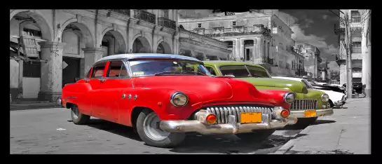 Auto de la Havane - tableau voiture vintage