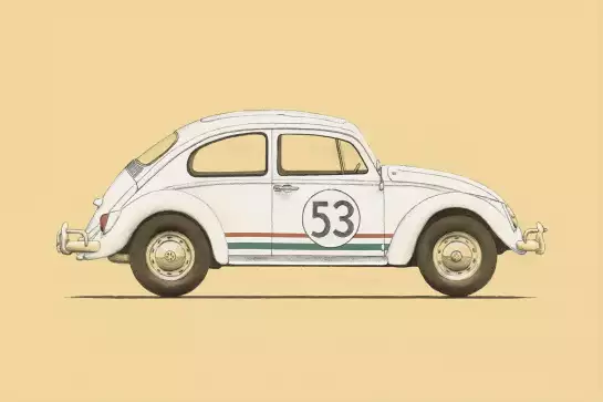Beetle - affiche voiture