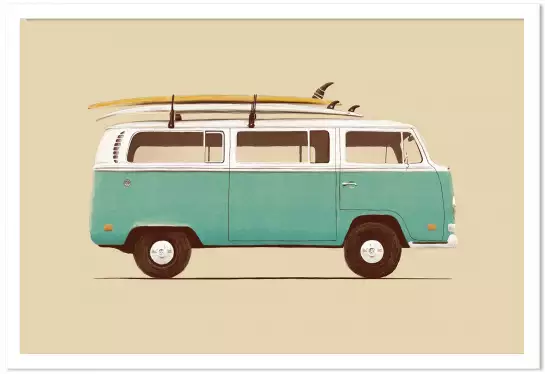 Summer van - poster voiture