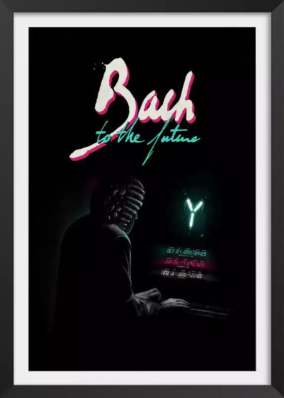 Bach to the future - tableau pop art