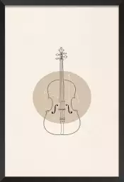 Violoncelle - tableau contemporain