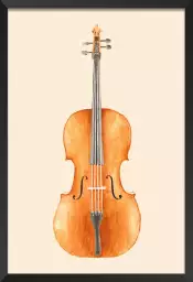 Cello - tableau contemporain