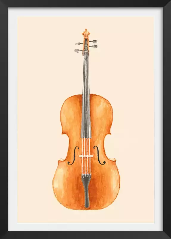 Cello - tableau contemporain