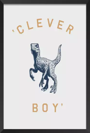 Clever boy - poster d'art