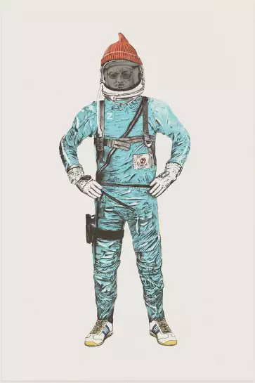 Zizzou in space - the astronaut