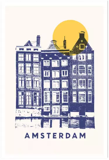 Amsterdam - affiche ville