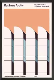 Bauhaus archiv - poster architecture