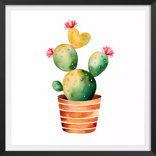 Cactus power - affiche cactus