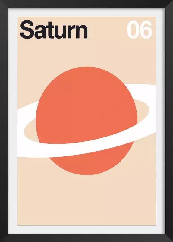 Saturn 06 - poster planete