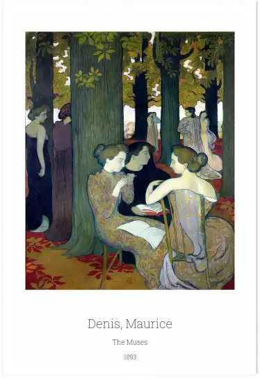 La muse de Maurice Denis - tableau peinture