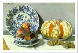 Melon de Claude Monet - tableau nature morte