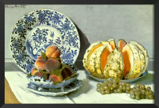 Melon de Claude Monet - tableau nature morte