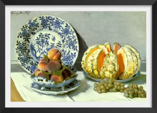 Melon de Claude Monet - tableau nature morte