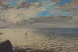 Dieppe par Eugène Delacroix - tableau celebre