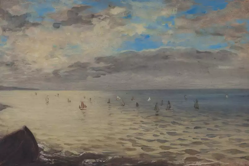 Dieppe par Eugène Delacroix - tableau celebre