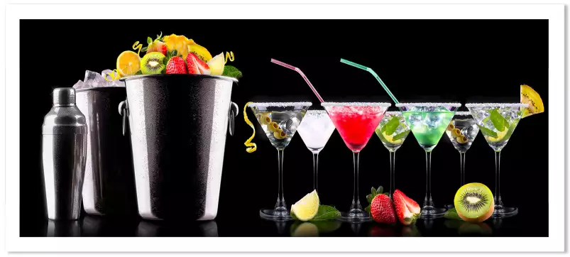 Selection de cocktails - poster cocktail