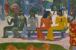 Ta Matete de Paul Gauguin - tableau celebre