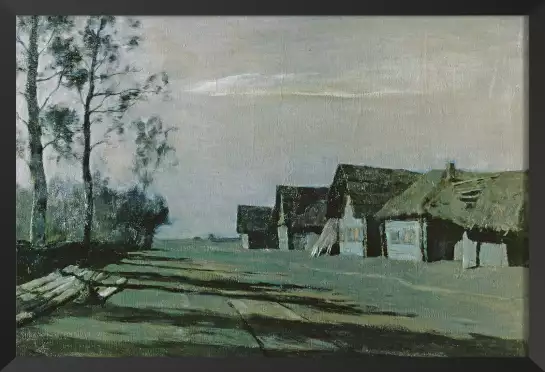 Village de pleine lune de Levitan - tableau celebre