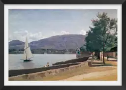 Geneve par Camille Corot - repro tableaux