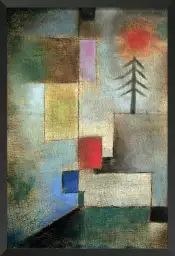 Sapins de Paul Klee - tableau peinture