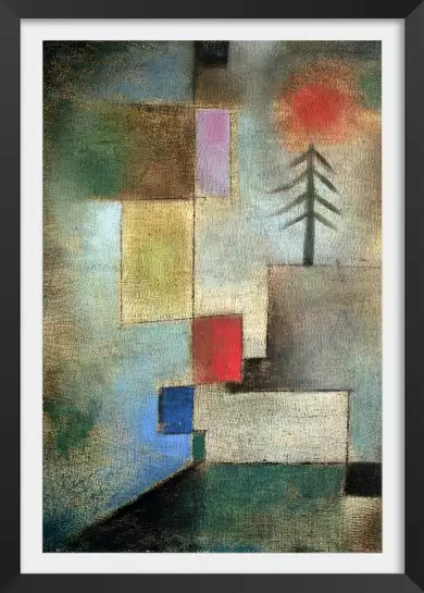 Sapins de Paul Klee - tableau peinture