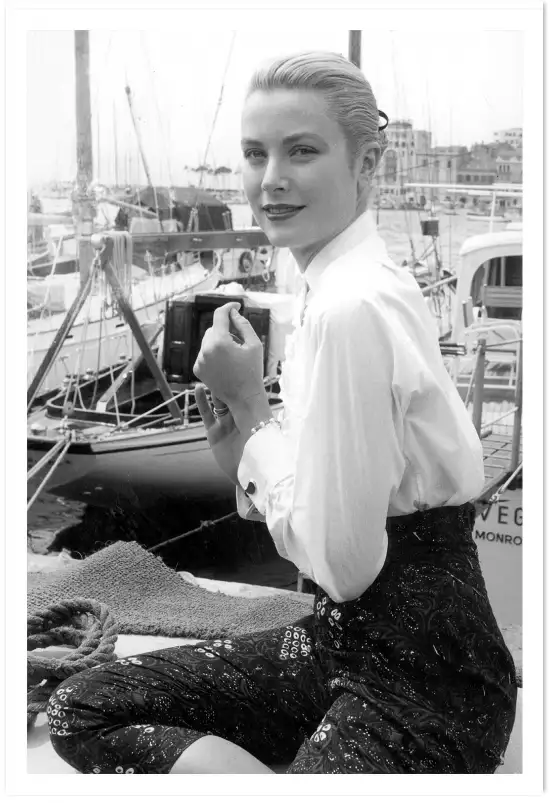 Grace Kelly à Cannes - tableau celebre femme