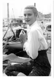Grace Kelly à Cannes - tableau celebre femme