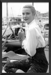 Grace Kelly à Cannes - tableau celebre femme