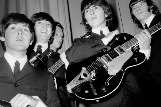Les Beatles à Paris en 1965 - photos noir et blanc célébrités