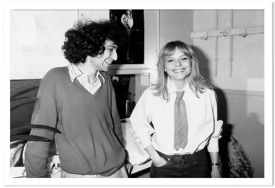Michel Berger et France Gall en 1978 - photos noir et blanc célébrités