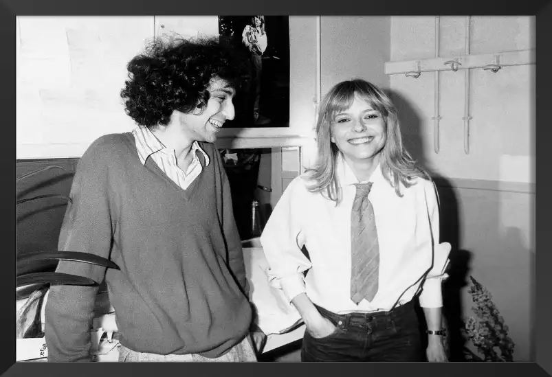 Michel Berger et France Gall en 1978 - photos noir et blanc célébrités