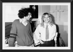 Michel Berger et France Gall en 1978 - photos noir et blanc célébrités