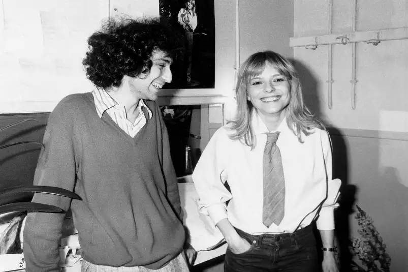 Michel Berger et France Gall en 1978 - photos noir et blanc célébrités