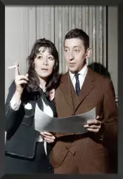 Juliette Greco et Serge Gainsbourg - photo de célébrités