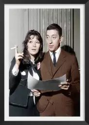 Juliette Greco et Serge Gainsbourg - photo de célébrités