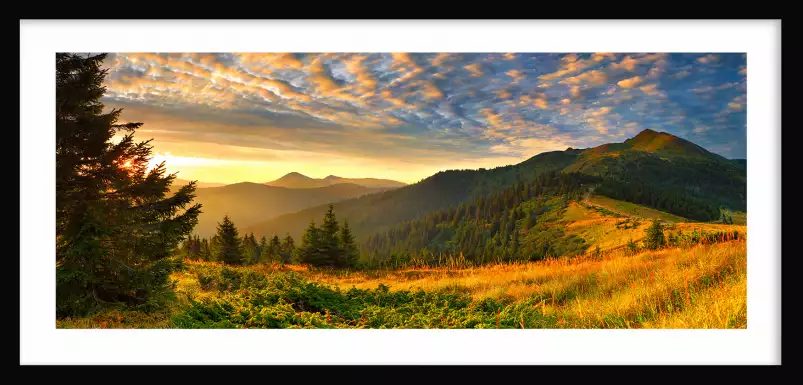 Colline et nature - paysage montagne