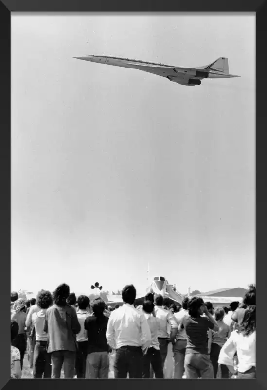 Le Concorde Supersonic - affiche vintage