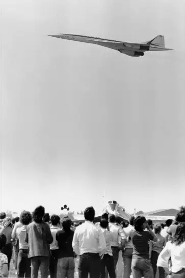 Le Concorde Supersonic - affiche vintage