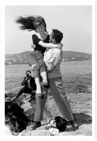 Brigitte Bardot et Carl Mohner- affiche de cinema
