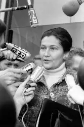 Simone Veil en 1976- photo de célébrités