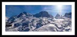 Panorama des pyrénées - tableau montagne