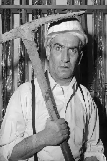 Louis de Funes en tournage- photo de célébrités