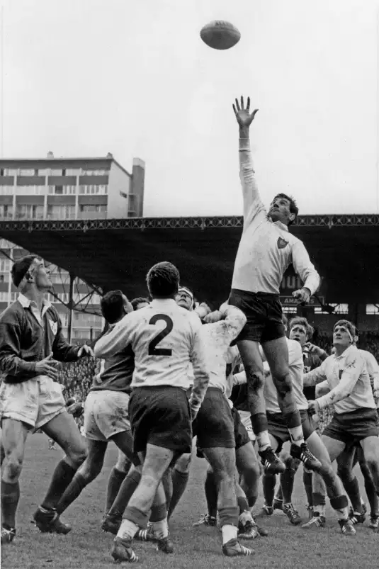 Rugby Le Tournoi des 5 nations - poster noir et blanc