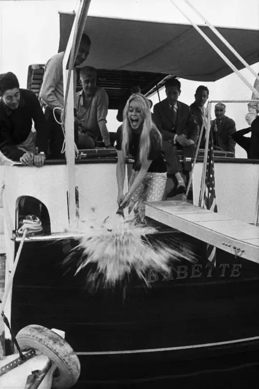 Brigitte Bardot et le babette- affiche chanteur célèbre
