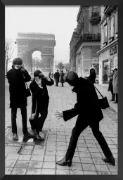 Les Beatles Paris 1964 - affiche chanteur célèbre