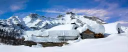 Montagne sublime snow - paysage montagne