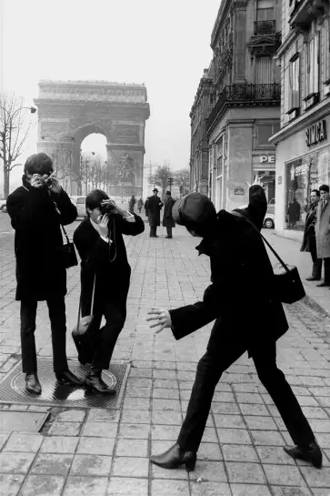 Les Beatles Paris 1964 - affiche chanteur célèbre