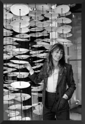 Jane Birkin à la maison du Limousin-photo vintage